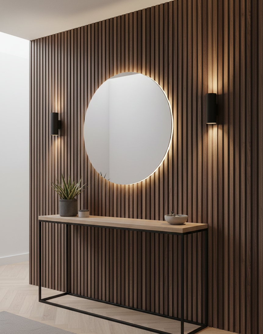 Dark Mocha WPC Wall Panel P002