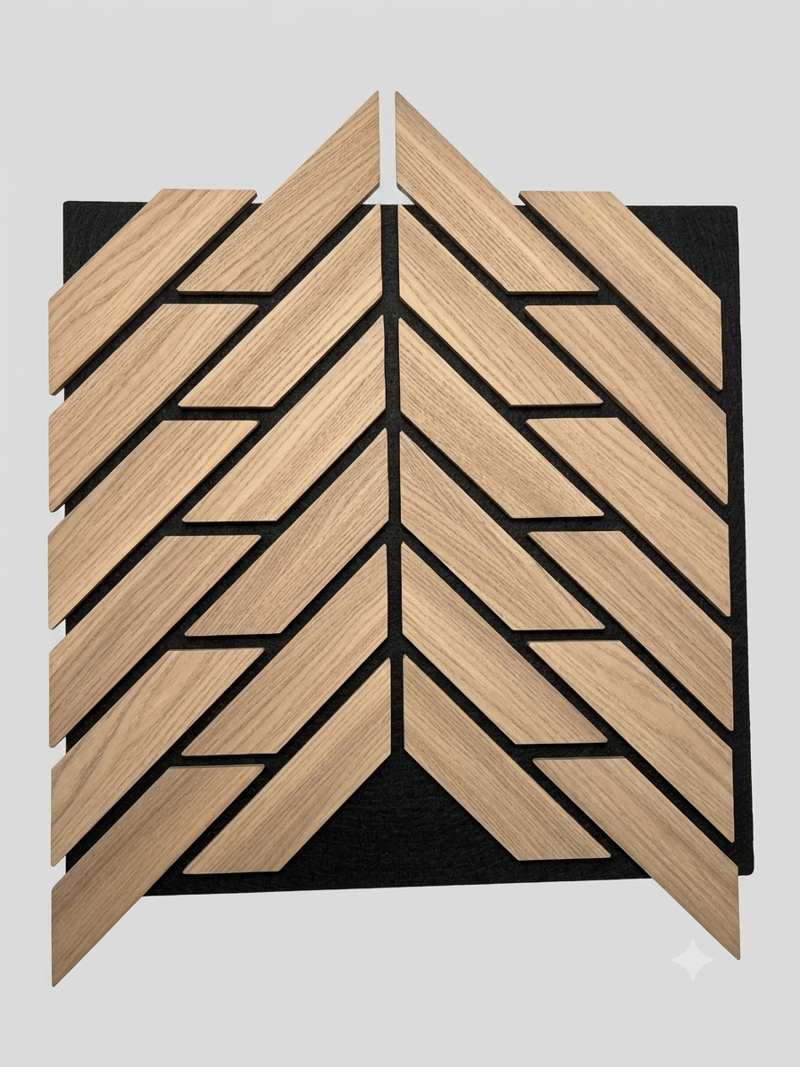 Light Brown Acoustic Wall Panel