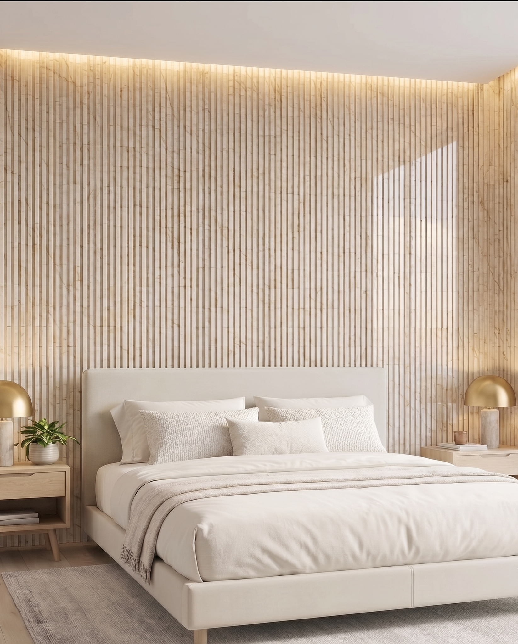 Cream Onyx Glossy PVC Wall Panel L8012 Glossy