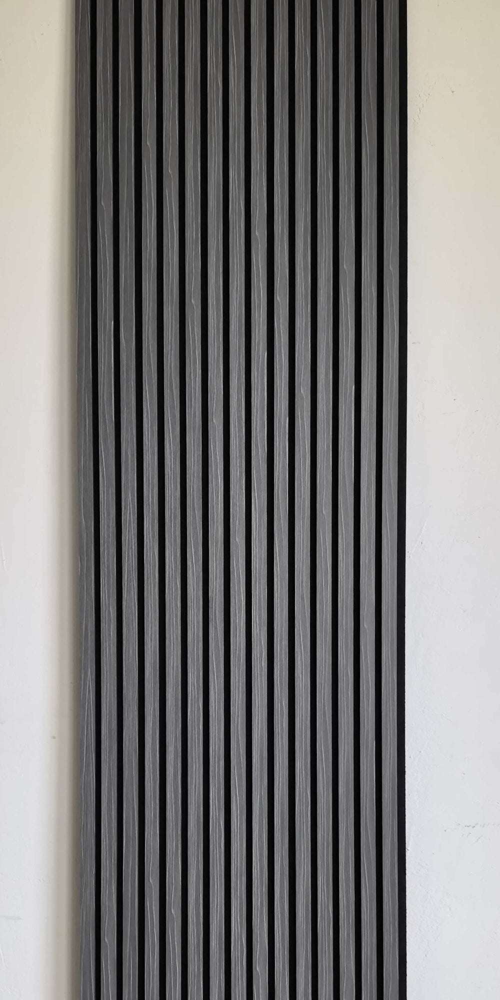 Lunar Grey Slat Acoustic Wall Panel