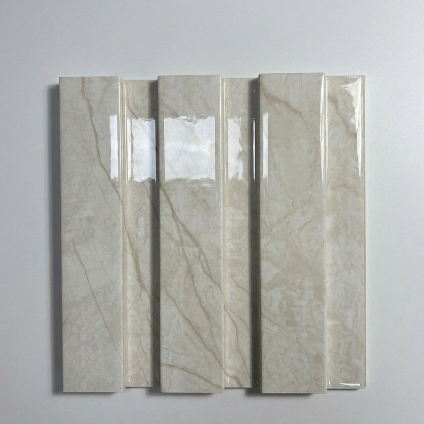 Cream Onyx Glossy PVC Wall Panel L8012 Glossy