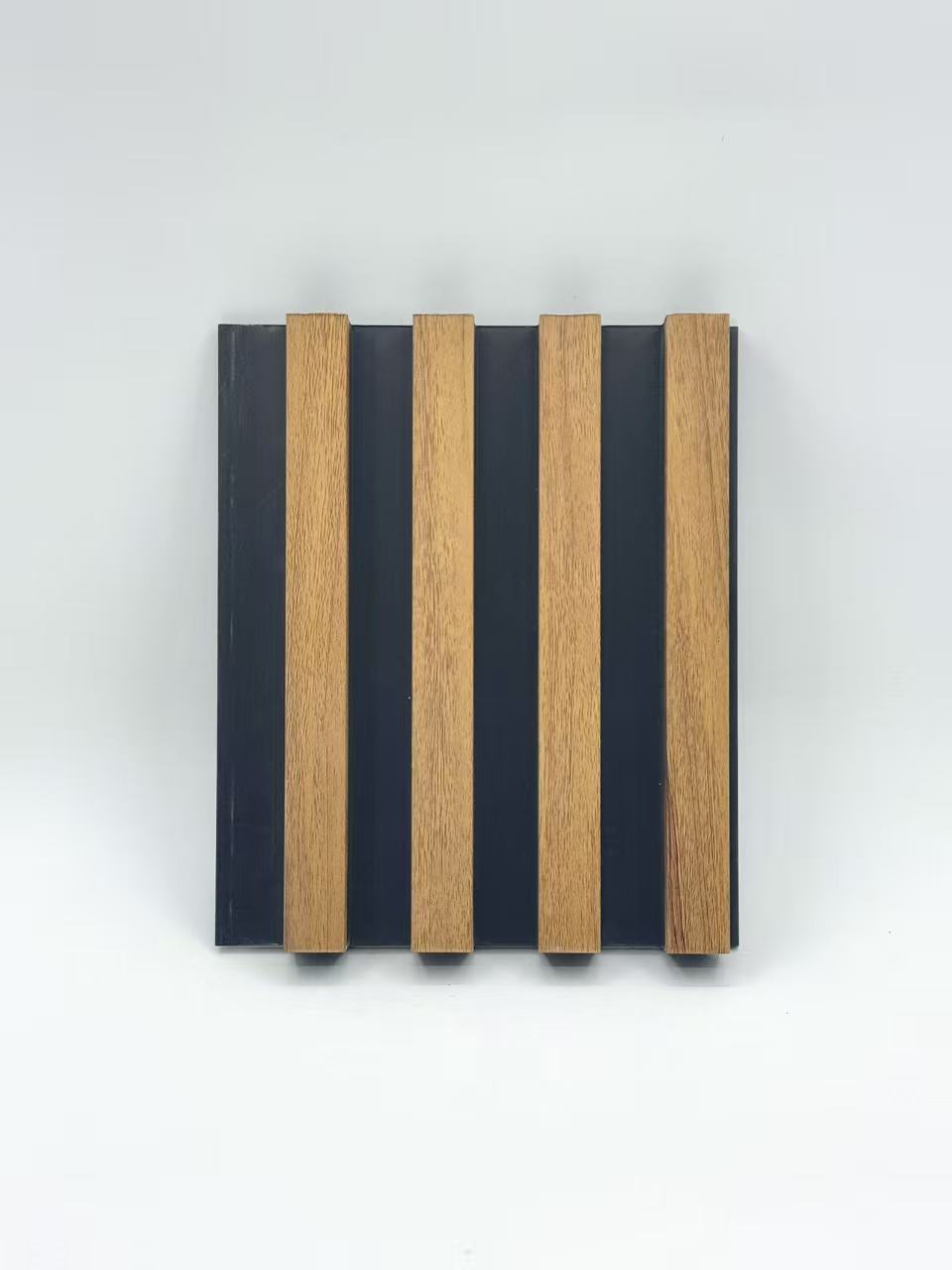 INDOOR Cinnamon Oak Black WPC Wall Panel M2076BB