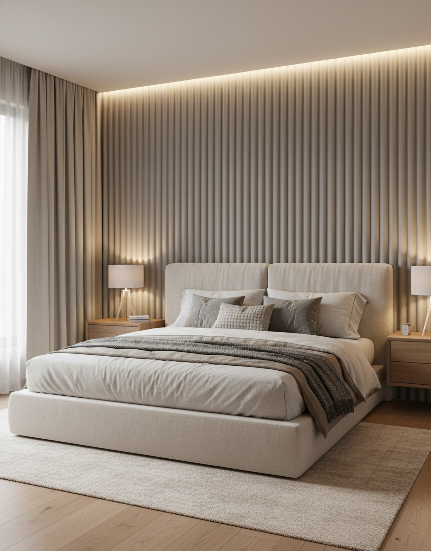 Wave Mist Grey (F5004) Wall Panel WPC