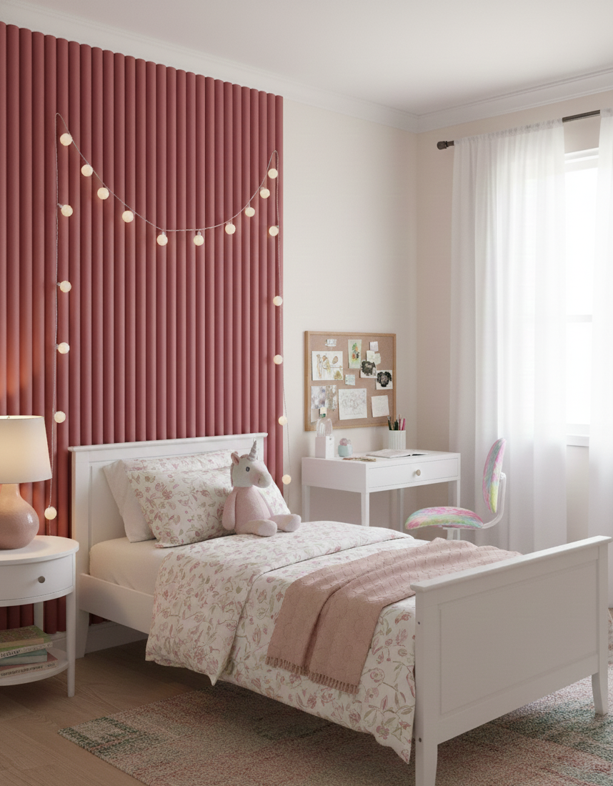 Wave Raspberry (F5001) Wall Panel WPC