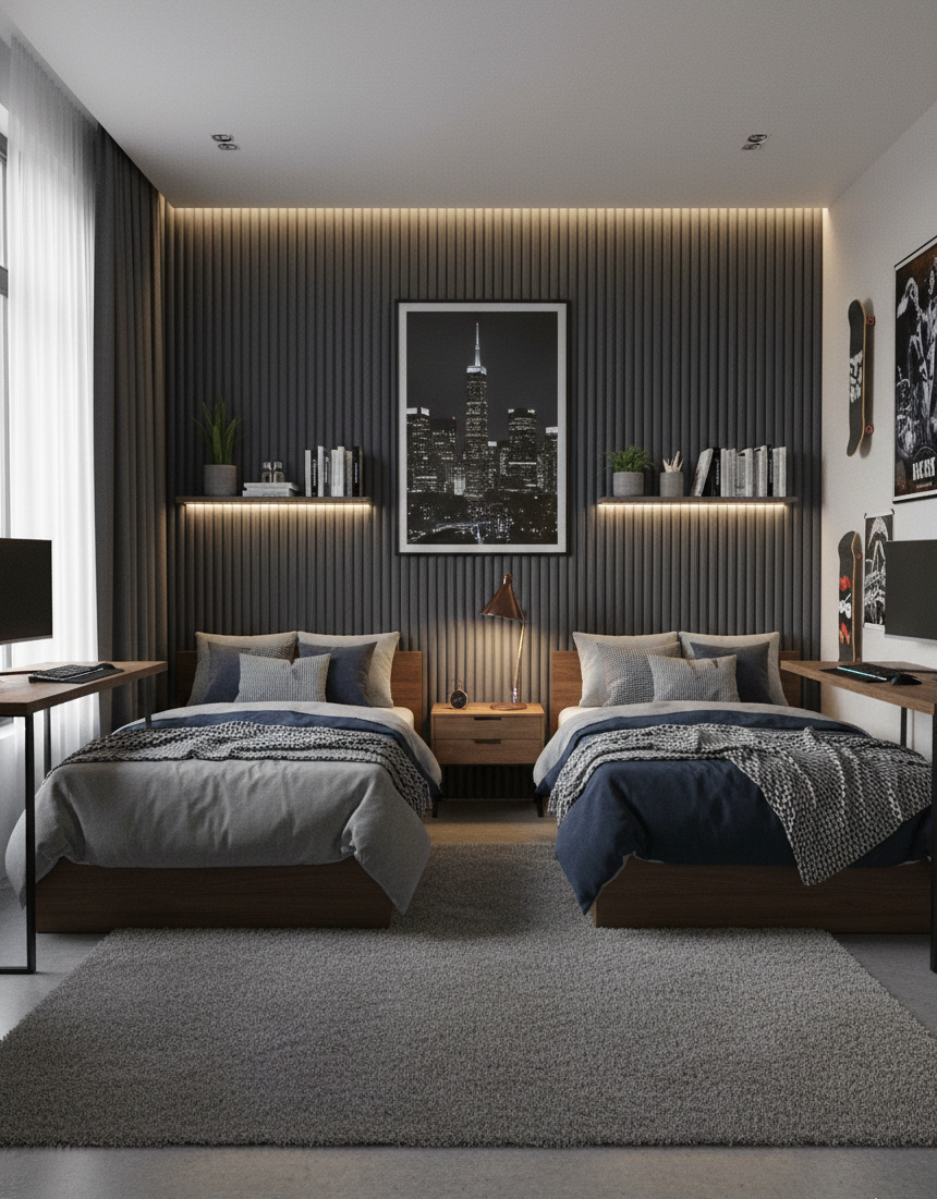 Mocha Grey (F5004) Wall Panel WPC