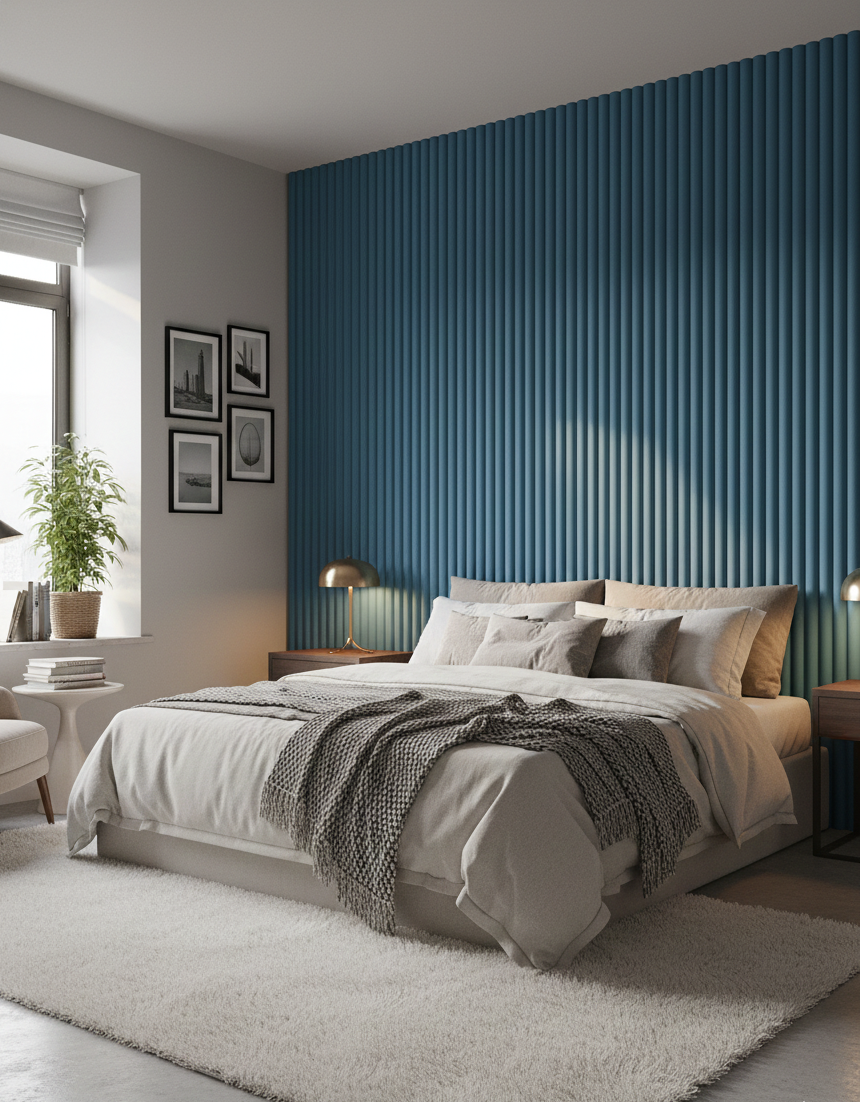 Wave Turquoise (F5008) Wall Panel WPC
