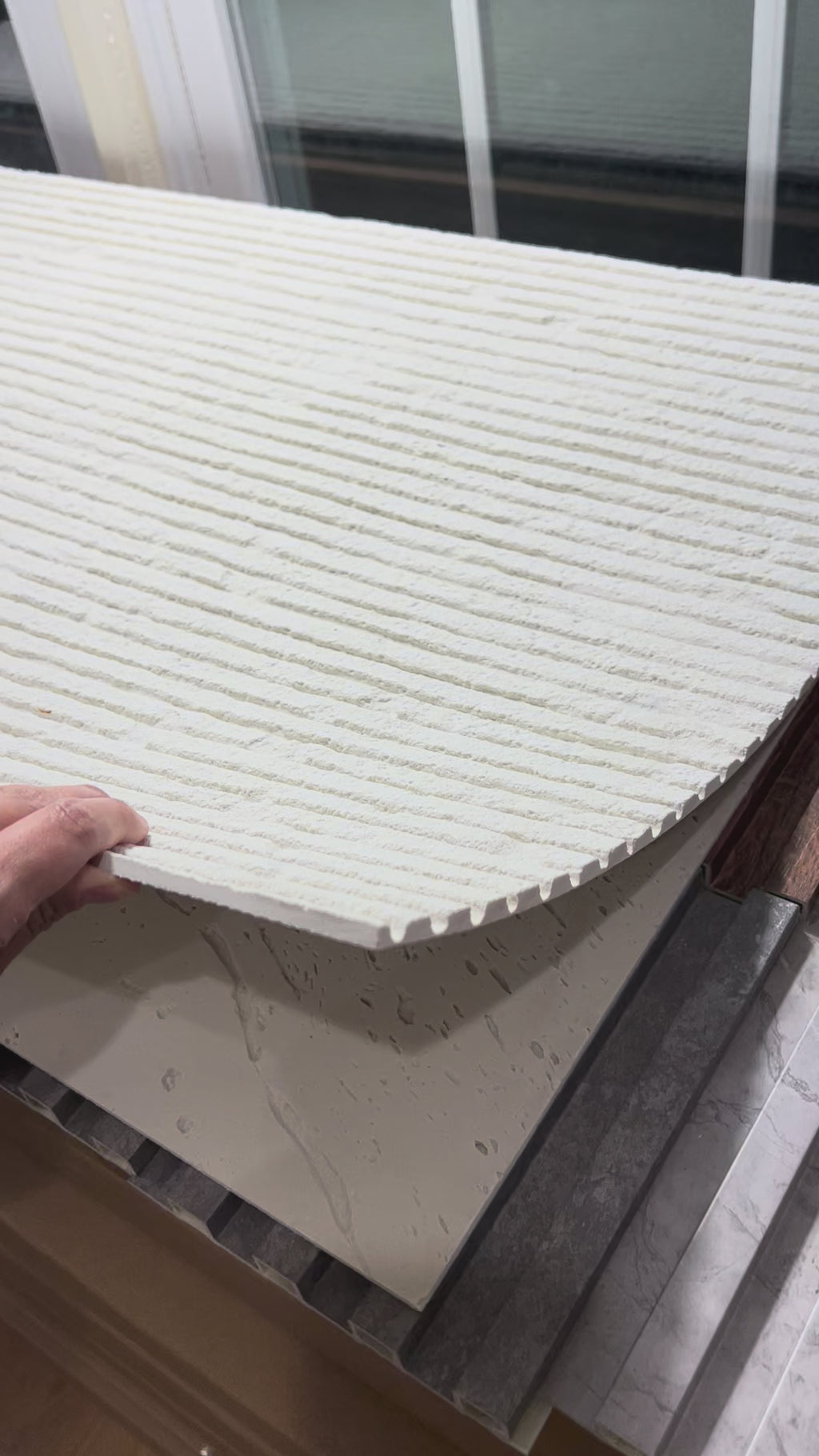 Square Line Stone