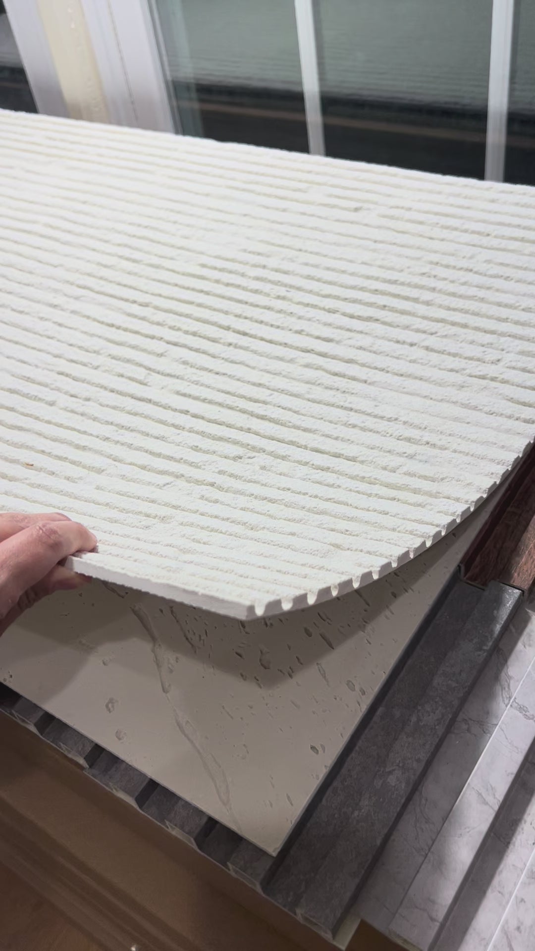 Square Line Stone
